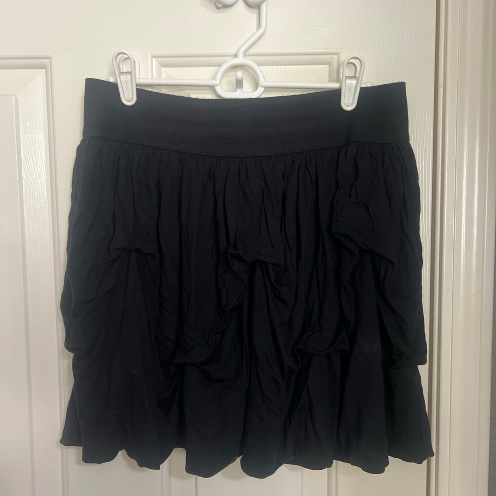 Juicy Couture Black Bubble Mini Skirt